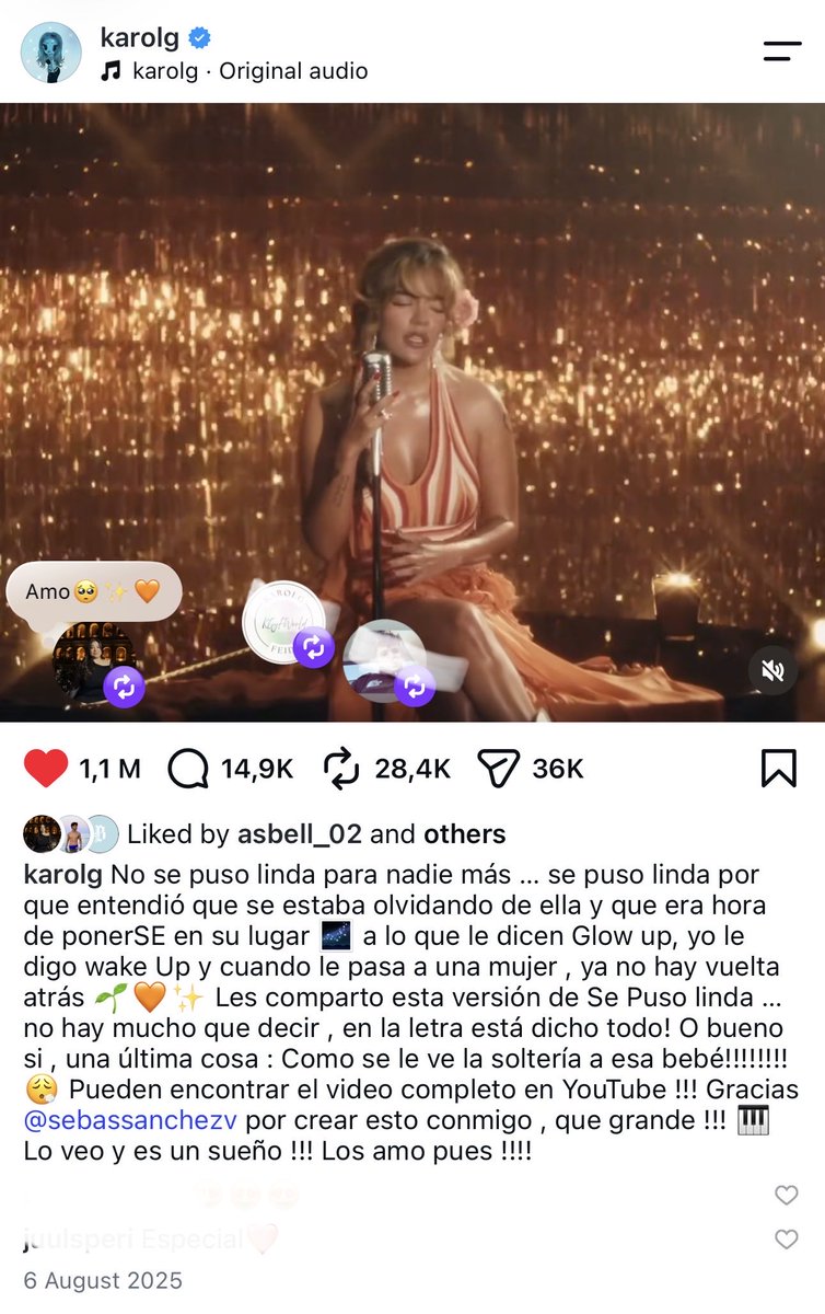 chrisruiz37's tweet photo. No nos dimos cuenta de las señales que nos enviaba Karol 🥹 https://t.co/vUljrXiW1f