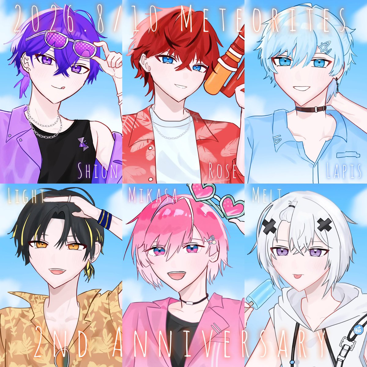 memu_art's tweet photo. ┊　　┊　　┊　　┊　　┊
┊　　┊　　┊　　┊　　˚★⋆
┊　　┊　　┊　　 ⋆
┊　　┊       ★⋆
┊◦⠀⠀ ┊  𝐌𝐞𝐭𝐞𝐨𝐫𝐢𝐭𝐞𝐬 𝟐𝐧𝐝 𝐀𝐧𝐧𝐢𝐯𝐞𝐫𝐬𝐚𝐫𝐲
★⋆      ┊ .  ˚    
　　　˚★

 #めておら2周年 #めてのーと https://t.co/uRY0yHh49V