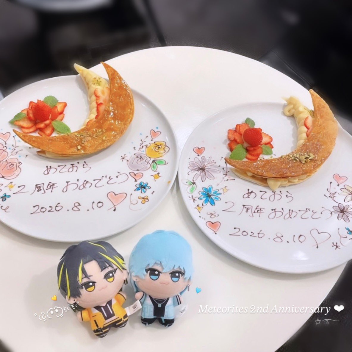 lapchama's tweet photo. 𝑀𝑒𝑡𝑒𝑜𝑟𝑖𝑡𝑒𝑠 𝟸𝑛𝑑 𝐴𝑛𝑛𝑖𝑣𝑒𝑟𝑠𝑎𝑟𝑦 ❤︎❤︎

#めておら2周年    
#らぴすくん  #らぴすみて https://t.co/rM9CG8U6Xv