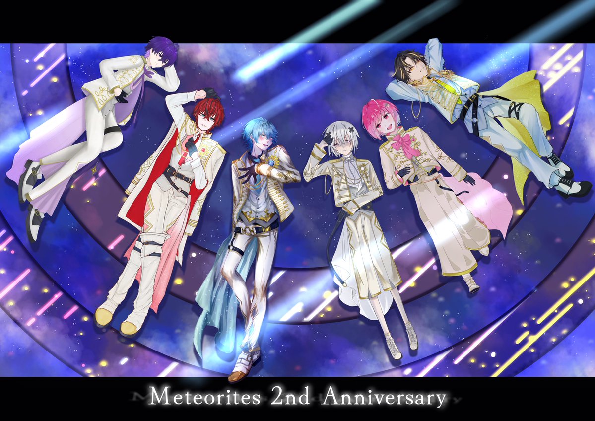 iolite_mtor's tweet photo. .˚⊹⁺‧┈┈┈┈┈┈┈┈┈┈┈┈‧⁺ ⊹˚.
＿＿╲ ╲Meteorites╲ 𒆙＿＿＿＿

＿＿＿＿╲ 2nd Anniversary╲ ╲ ＿
.˚⊹⁺‧┈┈┈┈┈┈┈┈┈┈┈┈‧⁺ ⊹˚.

 #めておら2周年
 #めてのーと https://t.co/PxHks2ZlF9