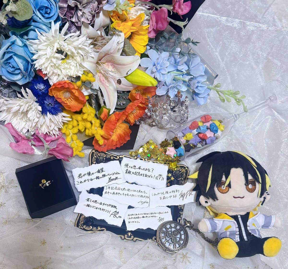 li_ght7's tweet photo. 君に出会えたことに感謝、世界で1番幸せになってね⟡.*

#めておら2周年 #ねえねえらいと https://t.co/KkMH3O54pu