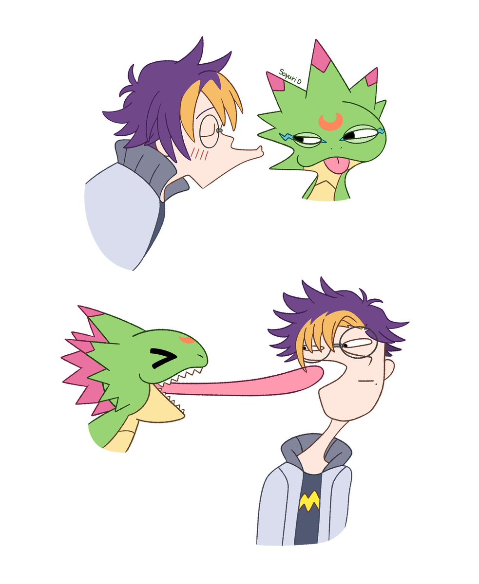 Sayuri_Koopa's tweet photo. 🦎👅
#Digimon #デジモン https://t.co/n8u96hiTlH