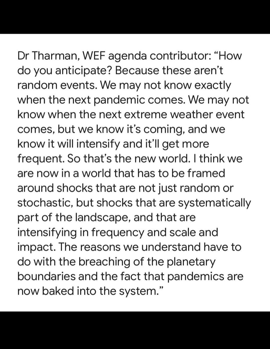 psalm0433's tweet photo. @uTobian WEF agenda contributor &amp; Singapore president:

“Pandemics, like extreme weather events, will intensify in frequency, scale &amp; impact…that’s the new world.”

“We may not know exactly when the next pandemic comes, but we know it’s coming.”
https://t.co/3njjMvHX3Z https://t.co/MUpy7A9lYo