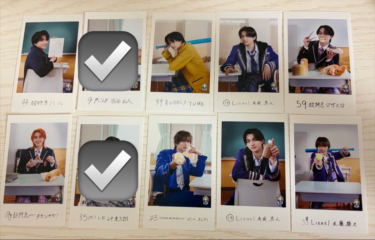 ebiebim38's tweet photo. 【更新】EBiDAN THE LIVE 2026  エビライ グッズ 交換  ミニフォト

【求】芳賀柊斗（右最優先）、桜木雅哉

【譲】タカシ、マサヒロ、ハル、池田彪馬、YUMA、高桑真之（右、前）、近藤駿太

16日会場にて手渡し交換可能な方
(エビライ他日程も検討致します)
お気軽にお声かけください🙇‍♀️ https://t.co/OAapj2ly8D
