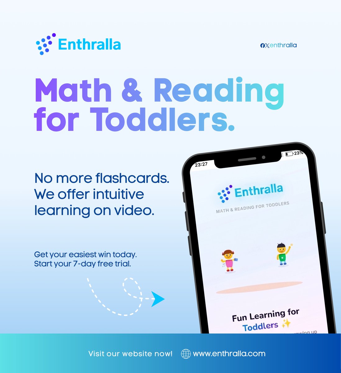 Enthralla's tweet photo. Need to entertain them in the car? 🚗👇

• Open the app 📱
• Hit Play—the lesson is half a minute long ▶️⏱️
• Make funny noises afterward! 🤪

📲🚀 Start your 7-day free trial at https://t.co/7oY1nje5r8. https://t.co/8gKl5WBvXS