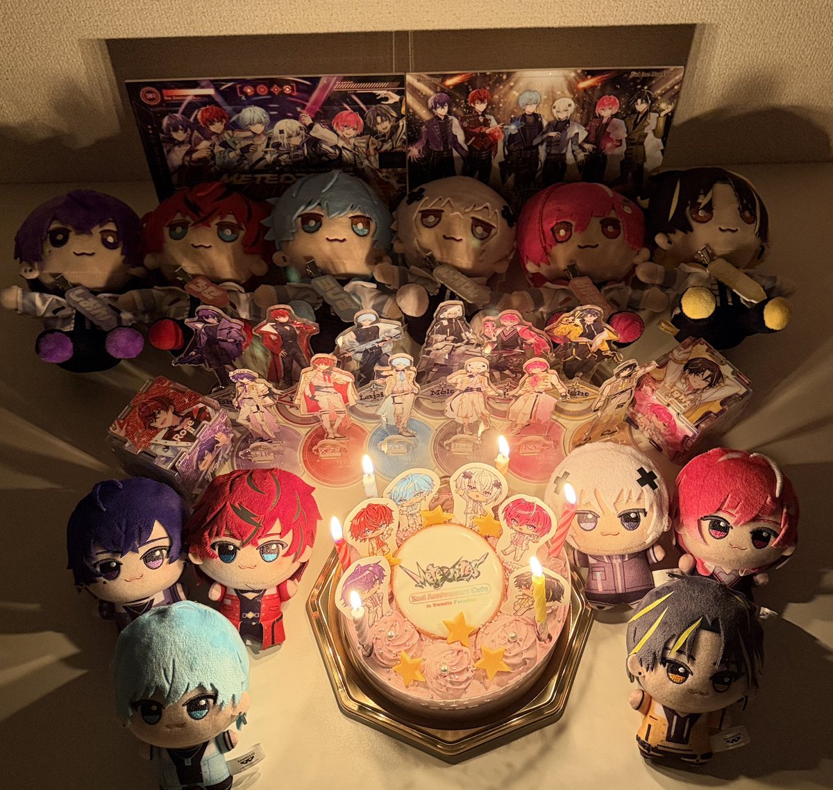 ao_twao_panda's tweet photo. ✧︎*Happy 2nd Anniversary, Meteorites*✧︎

出逢ってくれてありがとう
💫💜🩵🤍❤️💛🩷

#めておら #めておら2周年 https://t.co/hyy6sW9AaC