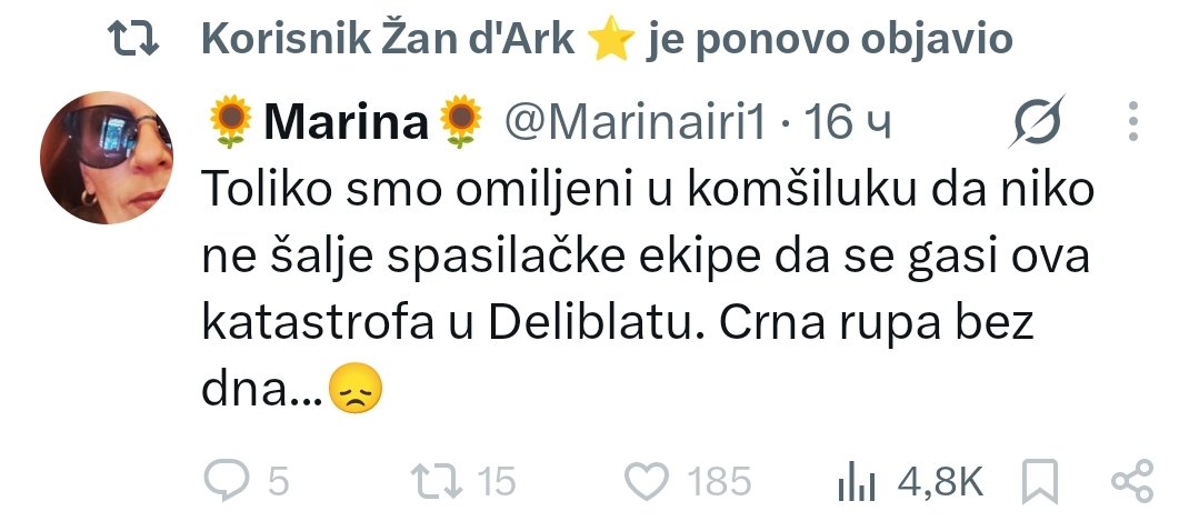SambaLjig's tweet photo. То више говори о комшијама. Јебем вам матер https://t.co/NVLnpc98ho