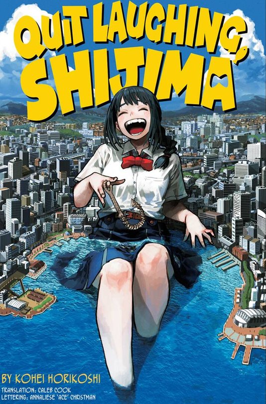 _ANIMEse's tweet photo. Conto de terror sobre um garoto que conhece uma garota, QUIT LAUGHING, SHIJIMA, de Kohei Horikoshi, autor de MY HERO ACADEMIA, já está disponível no Manga Plus. https://t.co/VgFfFTrhTI
