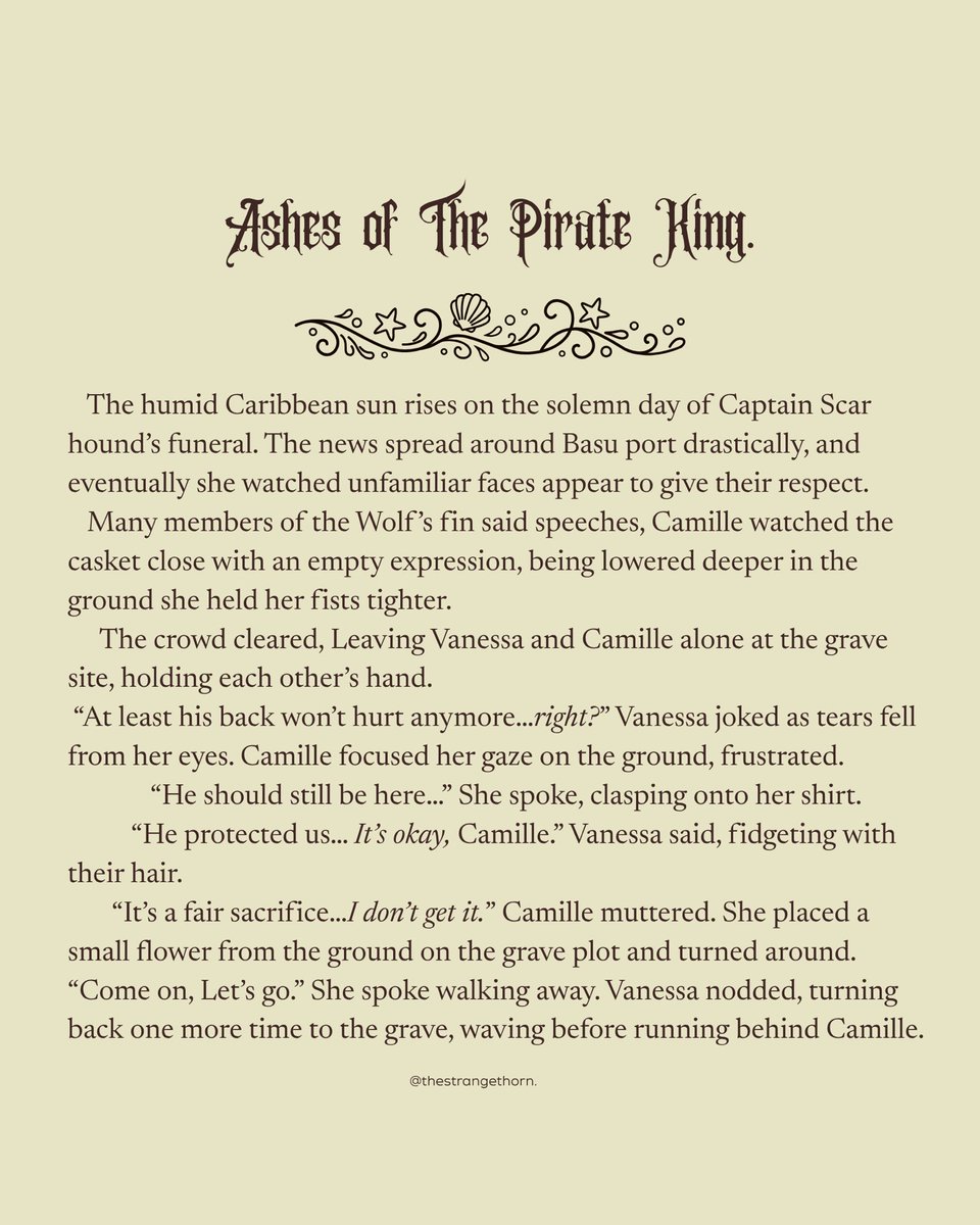 TheStrangeThorn's tweet photo. Nyota! Protector of the prophecy. Give me your power, so I may cleanse this sea! 
-
Manuscript excerpt from “The Fantastic Castaways” 🦈🪎🌊
-
#booktwt #fantasy #adventure #writing #novels #wip https://t.co/fVK0YxGyWA