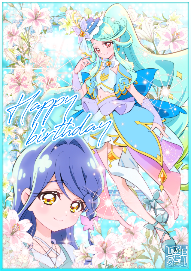 kamikitafutago's tweet photo. 8月10日
お⃞誕⃞生⃞日⃞お⃞め⃞で⃞と⃞う⃞！⃞
キュアエクレール💙帆羽くれあ
𝗛𝗮𝗽𝗽𝘆 𝗕𝗶𝗿𝘁𝗵𝗱𝗮𝘆!　𝗖𝘂𝗿𝗲 𝗔𝗿𝗰𝗮𝗻𝗮 𝗘𝗰𝗹𝗮𝗶𝗿
#たんプリ #precure https://t.co/gLVdQCSBgS