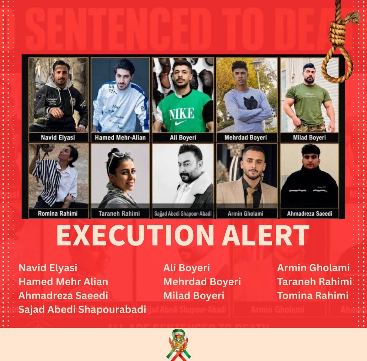 DGascoign3's tweet photo. The Islamic Republic continues its systematic campaign of repression against Iran’s youth through forced arrests, judicial proceedings, and baseless fabrications🖤
Ali Boyeri is another innocent young Iranian facing severe judicial pressure and rights violations under this oppressive system. We cannot remain silent while innocent lives are targeted in darkness.

Say his name, amplify his voice, tag international human rights organizations, and demand justice! #StopExecuitionInIran