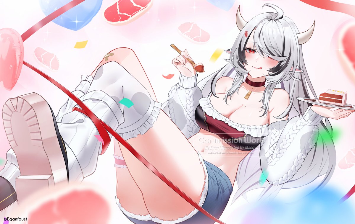 eganfaust's tweet photo. Cow Birthday 🥩🐮

SKEB Requested by Minette Mignon @/Moowri_

#VGen_Comms https://t.co/dSJXz1TLEp