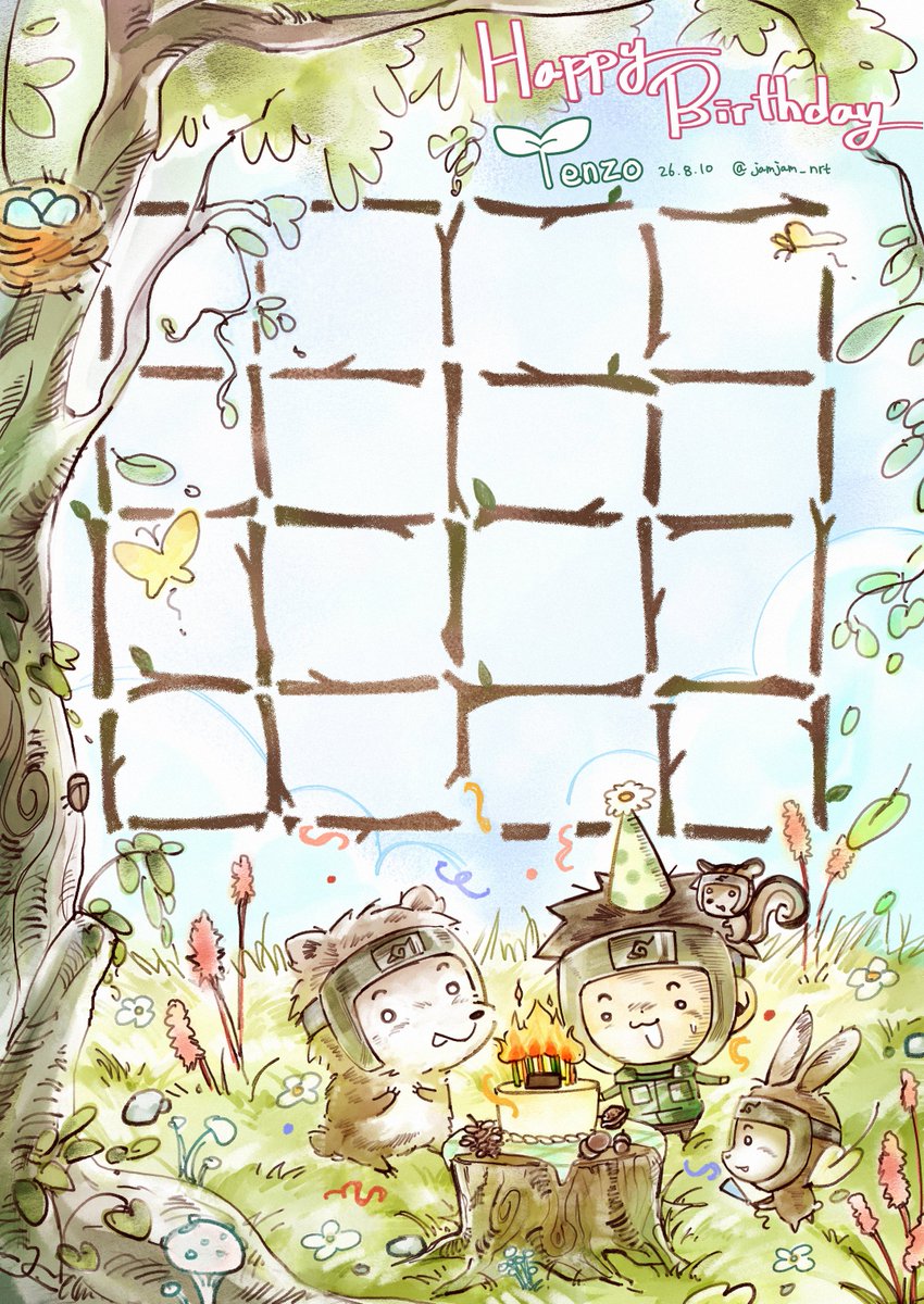 jamjam_nrt's tweet photo. #ヤマト隊長誕生祭2026
#テンゾウ誕生祭2026
#ヤマト隊長生誕祭2026
#テンゾウ生誕祭2026

불곰토끼다람쥐 대장의 생일을 축하해요 🥳🥳🌱🌿🌳♡♡♡ https://t.co/DIpJmBeAD6