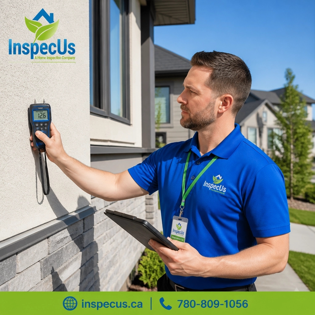 InspecUs's tweet photo. Spot hidden stucco damage before Edmonton weather strikes! Moisture and cracks lead to costly repairs. Protect your home with a pro EIFS inspection today. 780-809-1056 | https://t.co/IY3g73Yrrg #Edmonton https://t.co/ql3JO5zaeS