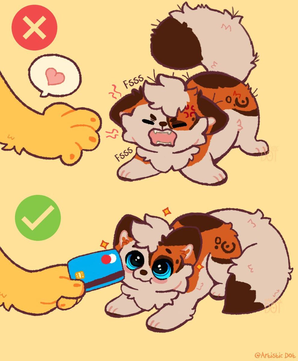 artistic_dot's tweet photo. How to train your foxxo ✅️ https://t.co/cN17dkxPYf
