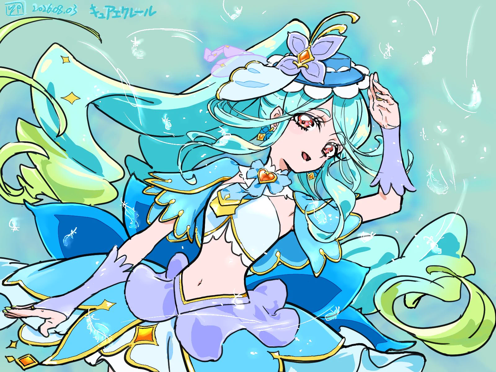 キュアエクレール帆羽くれあ誕生日をファンと公式がお祝い
