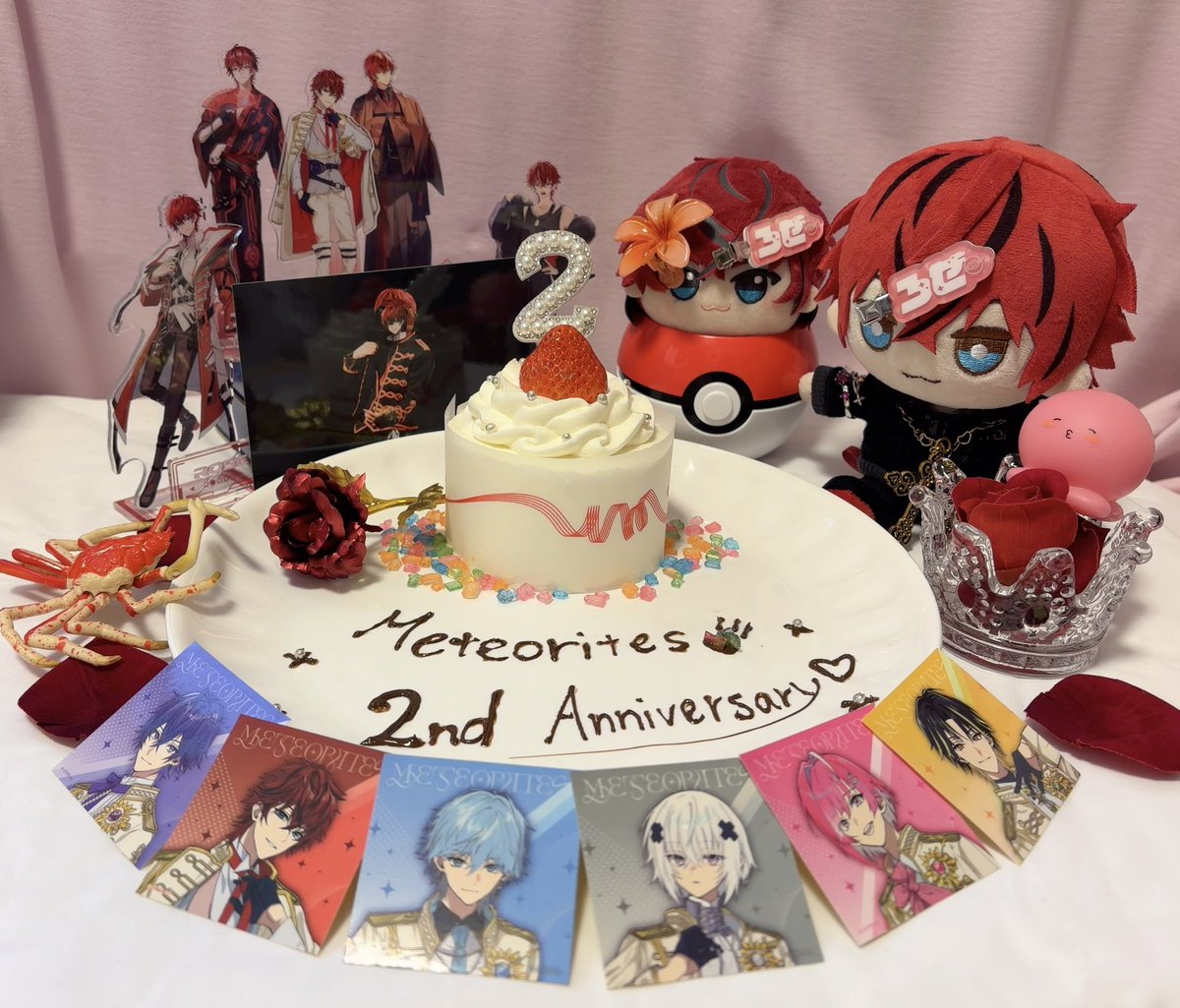 love_ro_se_'s tweet photo. ꙳☄︎Meteorites 2nd Anniversary ❤️

出会えてよかった。
好きになれてよかった。

これからも、たくさんの景色を見せてね。
2周年おめでとうございます！

大好きです(  ´͈ ᵕ `͈ )♡

 #めておら   #ロゼくん  #ロゼみて 
 #めておら2周年 https://t.co/uBBos2TfJI