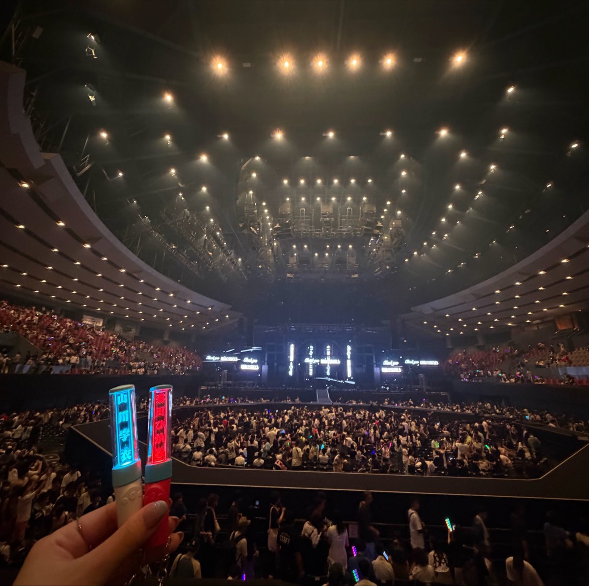 _you_know1's tweet photo. ステージ正面 視界良好！
最高のライブの演出完璧に見れて良すぎた😭
セトリネタバレ見ずに行けてよかった！
#櫻坂46_Whatslonesome https://t.co/06eubBs54u