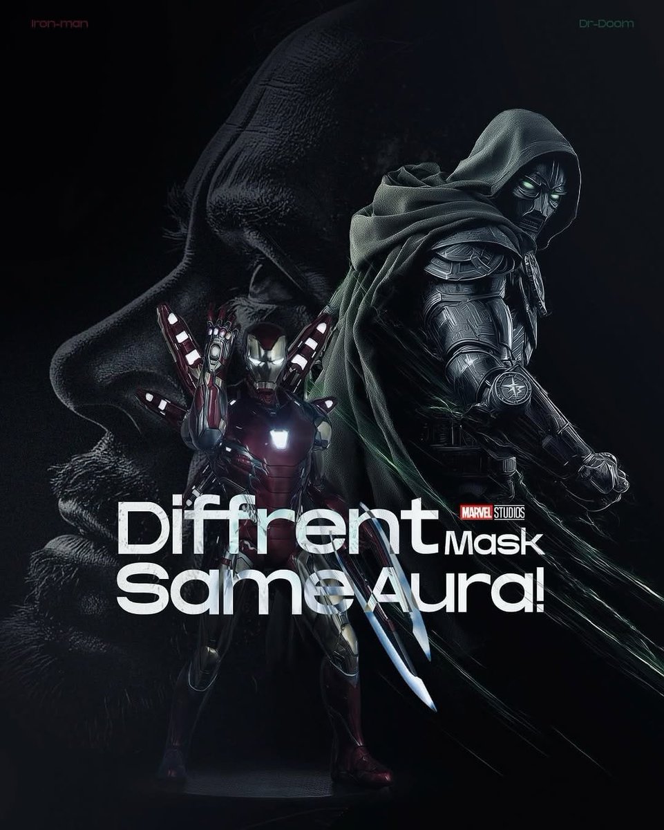 Thanx09900's tweet photo. Different Mask Same aura
King of Marvel https://t.co/f6PBrdZD24