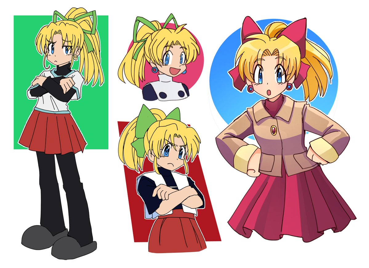 RetoroRobotto's tweet photo. #megaman #rockman 
I love Ariga's Roll, so cute https://t.co/ybNXrSQMAE