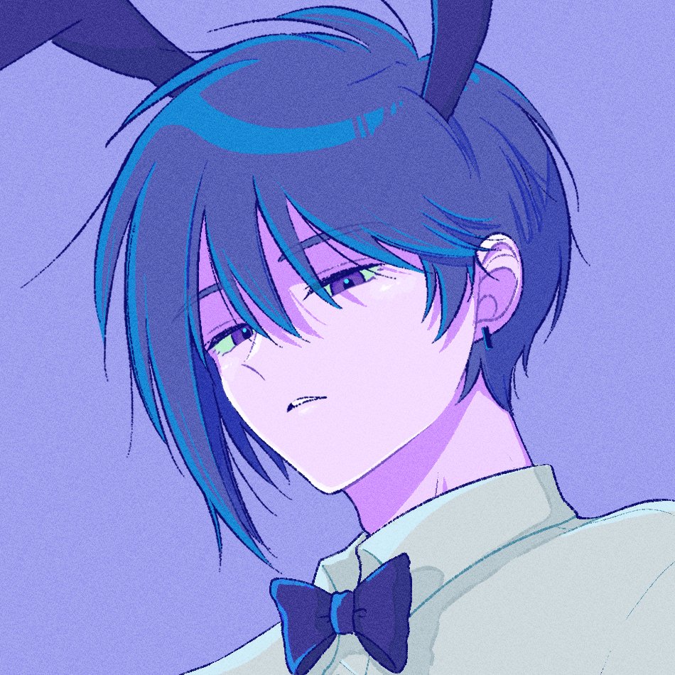 4224stts's tweet photo. Bunny Sebastian 🐰💜
I’ll post regular Bunny Sebastian later too! 
#StardewValley #StardewValleyfanart https://t.co/0b0C1GInGF