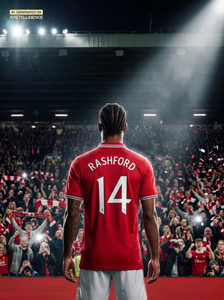 utdreport's tweet photo. Breaking: #mufc have decided to give Marcus Rashford the No. 14 shirt as a message of trust and to show that he is part of the team.

Unless a top European club makes a bid, Rashford can stay [@FabrizioRomano] https://t.co/TUaXa0FO80