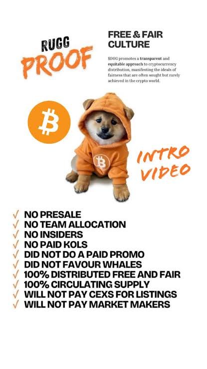 ronaldocryptdog's tweet photo. When $DOG didn’t exist, the world was contaminated by fraudulent memecoins with random, meaningless names, created by insiders who used hype to manipulate and deceive people. Many believed in the fake engagement and ads promising to change their lives… little did they know it was all a scam ready to be dumped on the people.

In 2024, that ended.

$DOG arrived. The Bitcoin memecoin. The only real memecoin, born on the largest and most secure blockchain in the world. Created to put an end, once and for all, to this dirty market of fake engagement and manipulation.

$DOG has what no other has: a real community, with serious and committed people.

Don’t let this opportunity slip through your hands… just like you let Bitcoin slip away in 2010, when it was still worth cents.

Buy $DOG.  
You’ll thank me later.