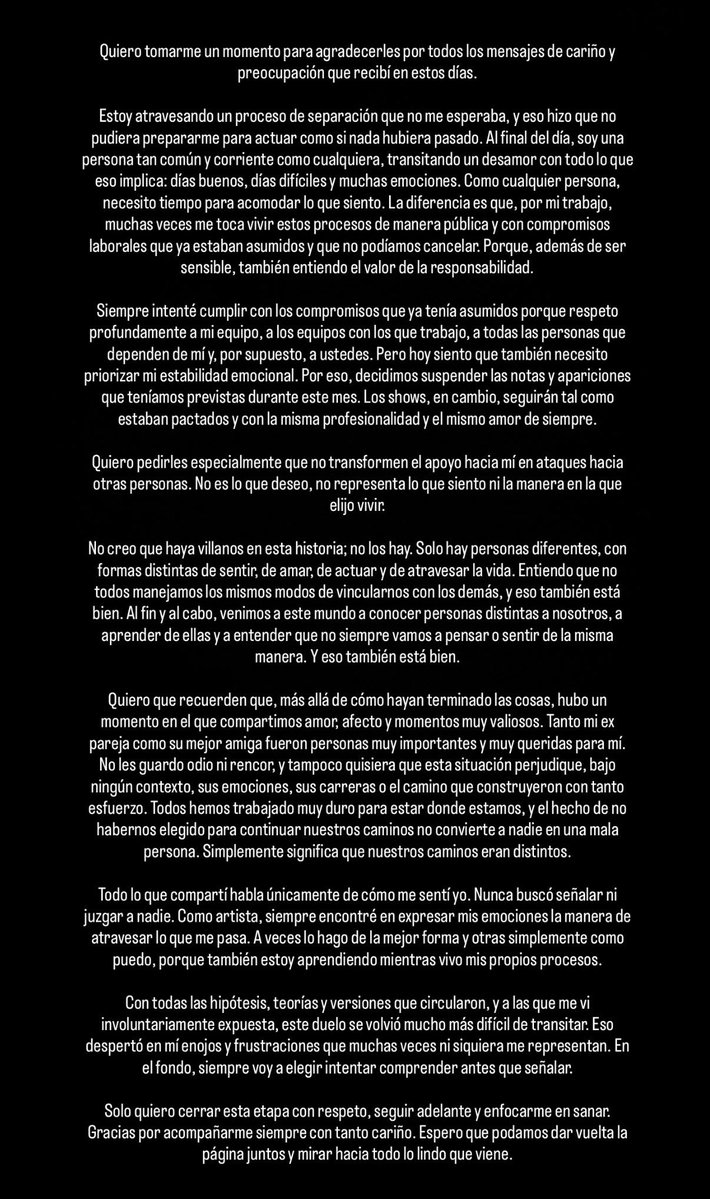 fedeebongiorno's tweet photo. 📲 La Joaqui en Instagram tras su paso por PH:

“Quiero pedirles especialmente que no transformen el apoyo hacia mí en ataques hacia otras personas” https://t.co/AJSRffo53x