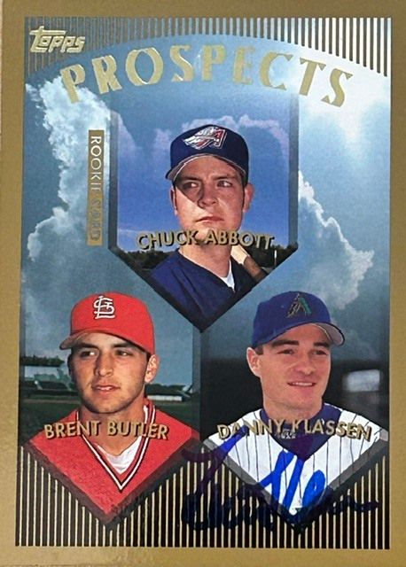 kane_autograph's tweet photo. Danny Klassen made history by becoming the first Canadian position player drafted in the first round of the MLB Draft when the Arizona Diamondbacks selected him 2nd overall in 1998. Happy to add another first-round draft pick to the autograph collection! #TTM #MLB #KaneAutograph https://t.co/WwF7uNHy1m