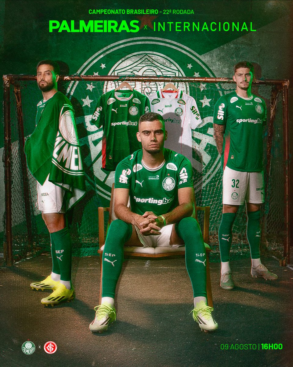 Palmeiras's tweet photo. Vamos juntos para mais um desafio em busca dos nossos objetivos! Avanti! 👊💚 https://t.co/Rud1qK6oyU