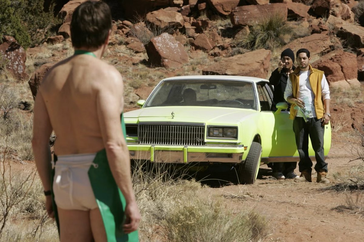 DiscussingFish's tweet photo. First Look at 'BREAKING BAD', a new series from 'X-FILES' writer Vince Gilligan. 

The show follows a high school chemistry teacher who, after a cancer diagnosis, turns to drug production to support his family.

Premiering this Fall on AMC. 

(Source: https://t.co/hw73hbrFxE) https://t.co/5C1wZKssjr