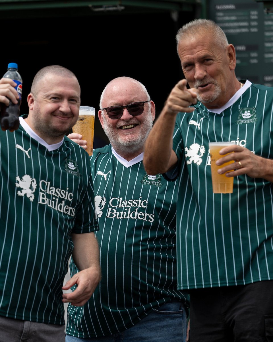 Argyle's tweet photo. Remember Green Army, we need your help to turn Home Park green tomorrow night.  Wear whatever green you've got, old or new, we can't wait to see you all 💚

£5 from every 2026/27 home shirt sold between now and tomorrow's kick-off will be donated to PAFC Displays.