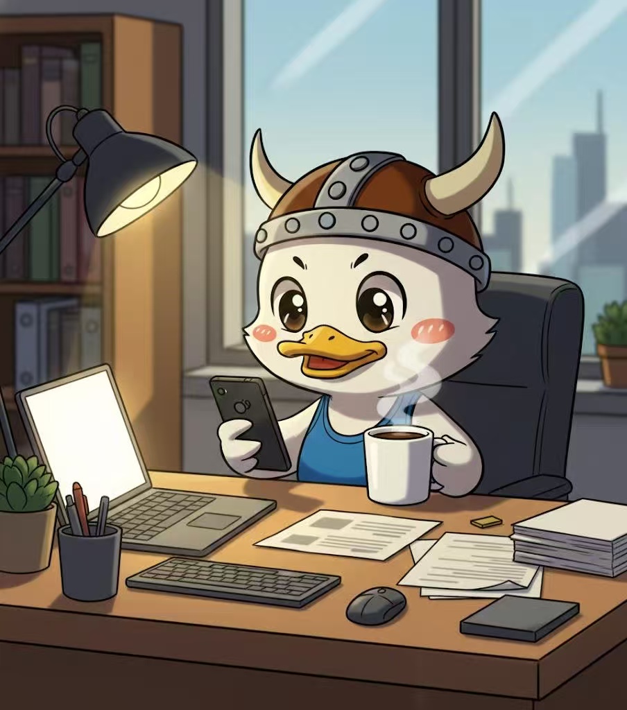 archlootOS's tweet photo. 🦆 Duck Diary: A Working Duck's Daily Routine
07:30 Alarm rings: Who am I? Where am I?

09:30 Opening the laptop: Staring at a screen full of requests, my brain instantly crashes.

12:00 Speedy lunch: Napping briefly right at my desk, terrified of a surprise attack from the boss.

15:00 Out of body experience: Iced Americano turns into a placebo; surviving purely on caffeine life support.

18:00 Speedy clock-out: Looking elegantly calm on the surface, but sprinting away like mad with my feet!