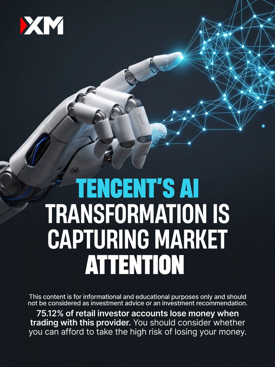 xmeurope's tweet photo. Tencent’s AI evolution continues to shape the Asian tech market 📱🤖 As WeChat becomes an AI hub, investors are watching the ripple effects on subsidiaries like Tencent Music Entertainment (TME).
Trade Tencent Music Stock 👉 https://t.co/LeSnW7GWuX
#XM #Tencent #TechStocks https://t.co/wdNGj0P8ub