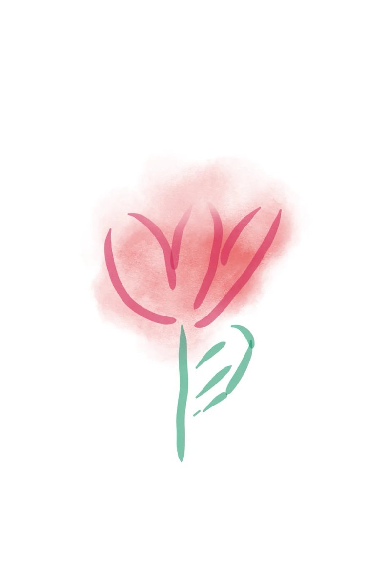 iussdws's tweet photo. Simple flower sketch with soft colors, showing a gentle and beautiful feeling. https://t.co/sQ7IYAnlPd