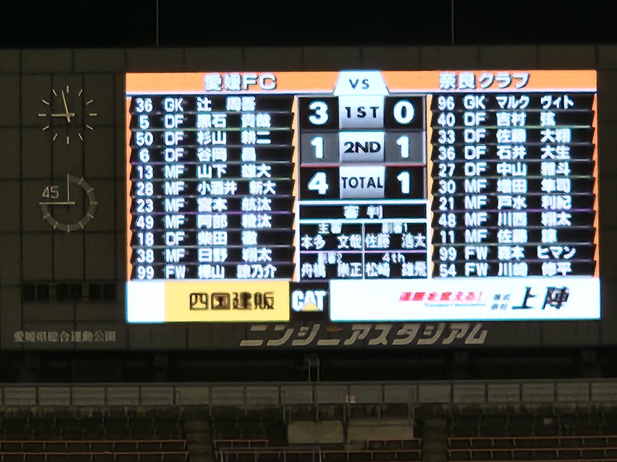 yoro87122's tweet photo. 開幕勝利、嬉しい🎵😍🎵
タムショー、奈良サポさんに愛されてんなぁ…😊
#ehimefc
#奈良クラブ
#タムショー
#SHOWTIME https://t.co/eP8RtTEq6f