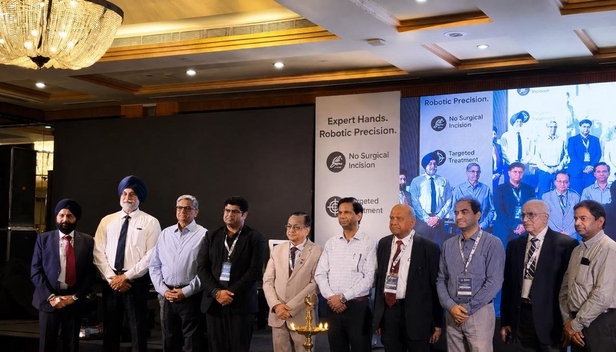 WellNect's tweet photo. A Landmark Evening for Prostate Cancer Care
https://t.co/2EkT691TNE® HIFU Launch at Max Super Speciality Hospital, Sector-128, Noida
We are proud to celebrate the successful launch of https://t.co/2EkT691TNE® – the Fully Robotic High-Intensity Focused Ultrasound (HIFU) System at Max Super Speciality Hospital, Sector-128, Noida.
This milestone reflects Max Healthcare's commitment to bringing world-class, minimally invasive, organ-preserving technology to patients with localized prostate cancer.
The evening brought together distinguished urologists, uro-oncology experts, and healthcare leaders to witness the future of precision prostate cancer treatment.
We sincerely thank Prof. (Dr.) Rajesh Ahlawat, the entire Max Healthcare team, our clinical partners, and all esteemed guests for making this launch a memorable success.
Together, we continue to advance innovation, precision, and excellence in urological oncology.
Wellnect India Pvt. Ltd.
Innovation is Life.