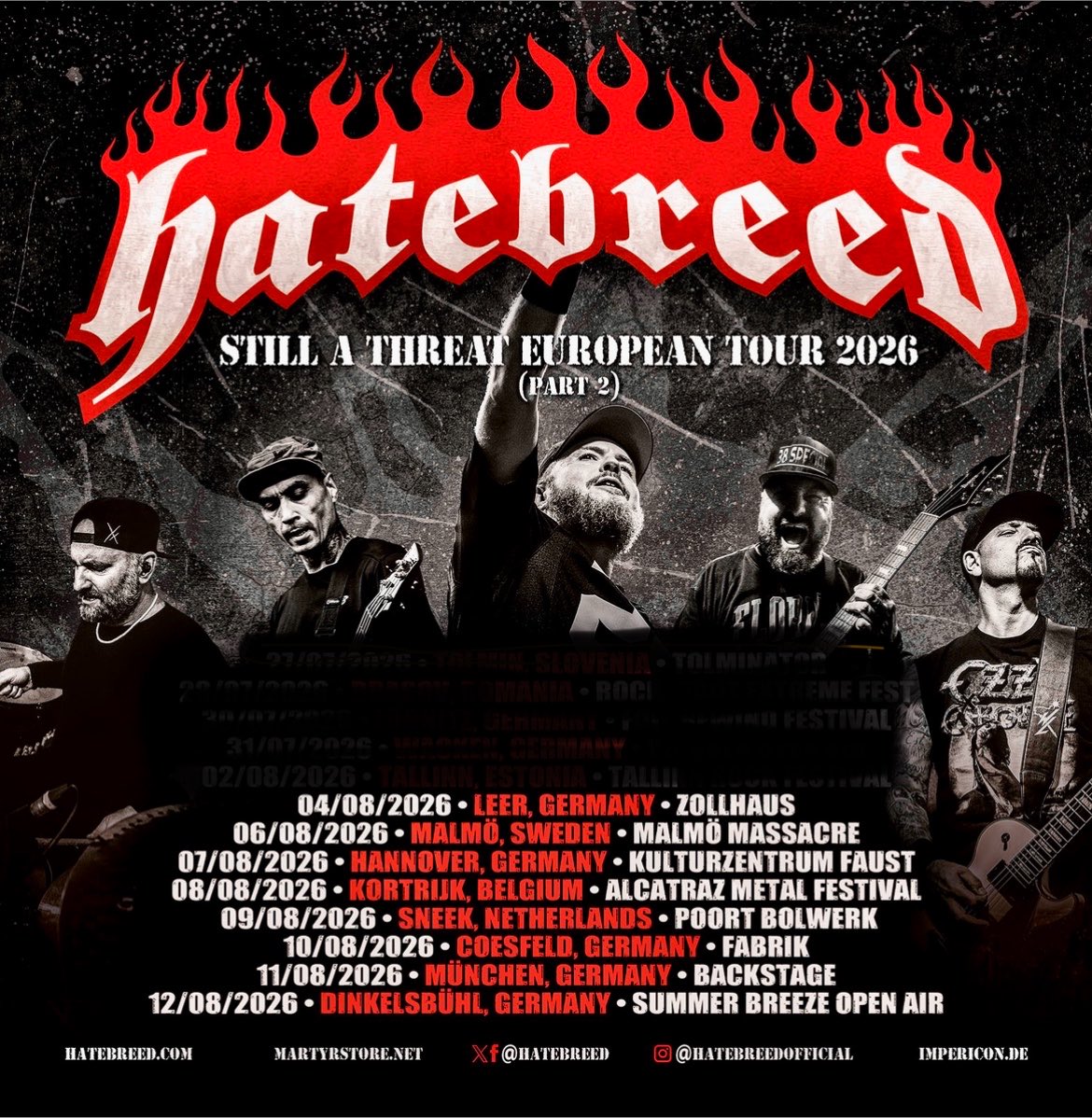 hatebreed's tweet photo. Less than 20 tix left tonight in Sneek! https://t.co/HV0p04W2QG