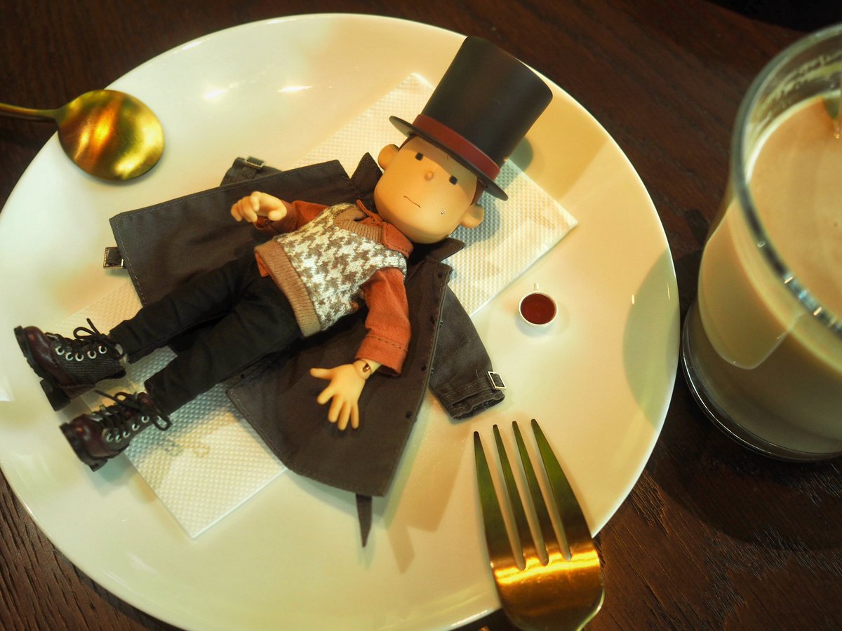 zhangshu0221's tweet photo. try this🍴
#レイトン #professorlayton https://t.co/qmjVSsjJQj