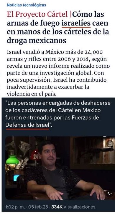 Aleksandros_Cri's tweet photo. 1. Soy gobernado por una 🇮🇱  

2. ¿Y quién arma y controla al narco? https://t.co/XsLoRTGiTh