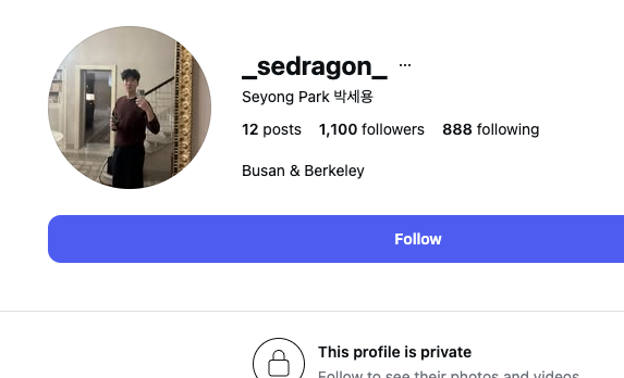 EricLanch's tweet photo. I FOUND SEYONGS INSTAGRAM HE LITERALLY CALLS HIMSELF SEDRAGON????

IS THIS NOT GIGA

https://t.co/udDskkXSuX https://t.co/se6kDcN8op