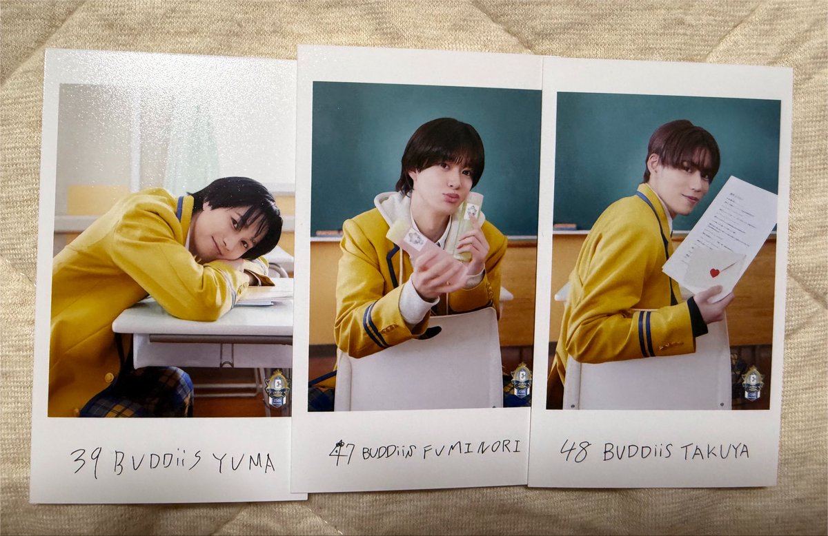 amksaku's tweet photo. 【譲渡買取交換】
EBiDAN THE LIVE エビライ トレカ ミニフォト 隣の席セット
【譲】BUDDiiS YUMA、FUMINORI、TAKUYA

【求】M!LKだれでもor 定価＋送料

郵送交換希望、纏めて優先です。
検索よりもお気軽にお声がけください https://t.co/cHE8nzjMQ9