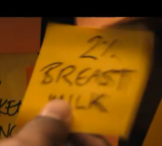 KosmicLupus's tweet photo. Is... is this in the theatrical cut too and I completely missed it
Why does Ryder have a 2% breast milk posted note https://t.co/mucSi312NP