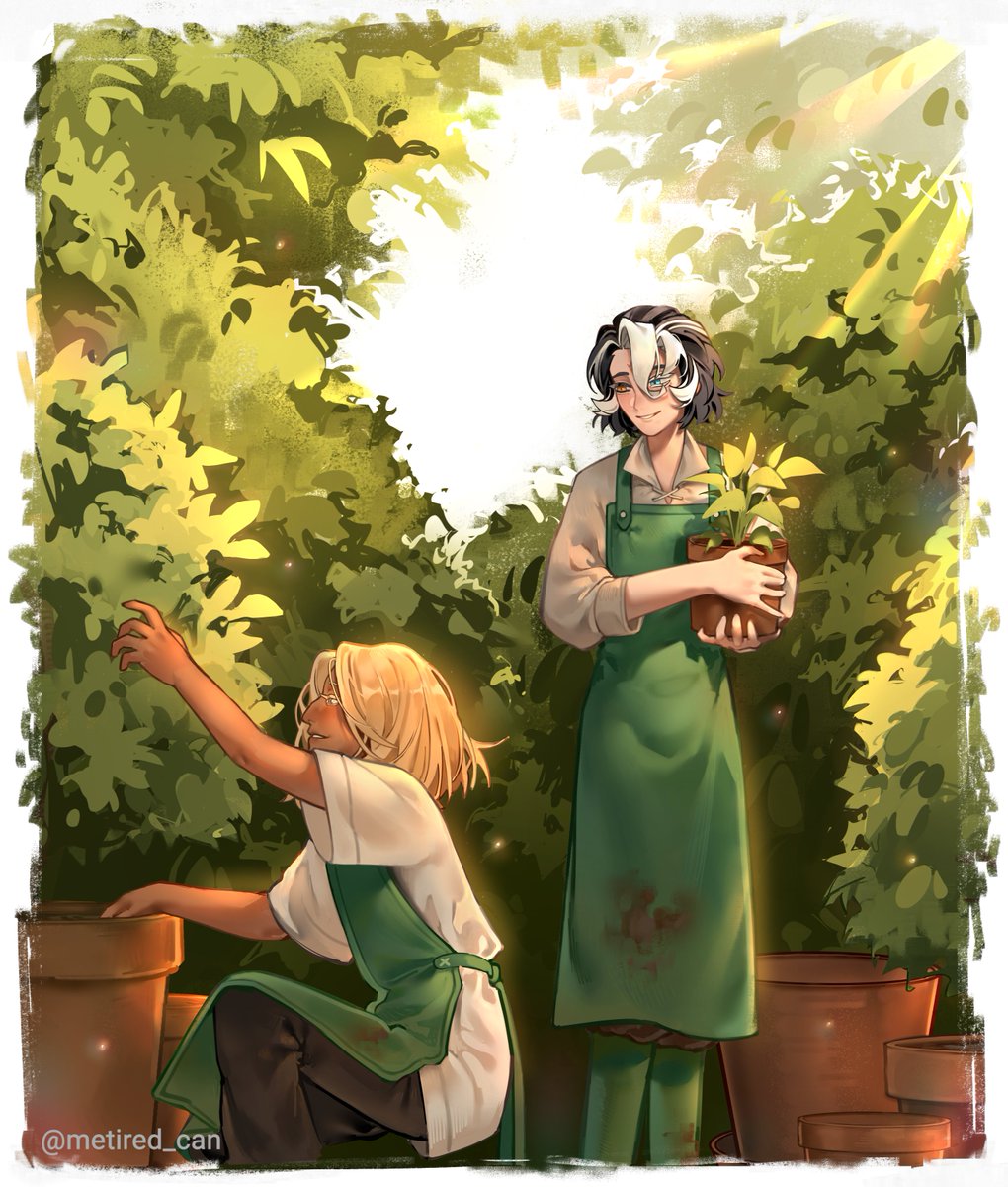 metired_can's tweet photo. Fount and Vanille from WLL by @andyetwegrieve (hi, it's me, again)

I changed ideas for the background so many times it was a mess 😂
Also don't ask me what Vanille is doing i don't know 
#crk #sdvn #pvsm https://t.co/kmnZBLW9Qo