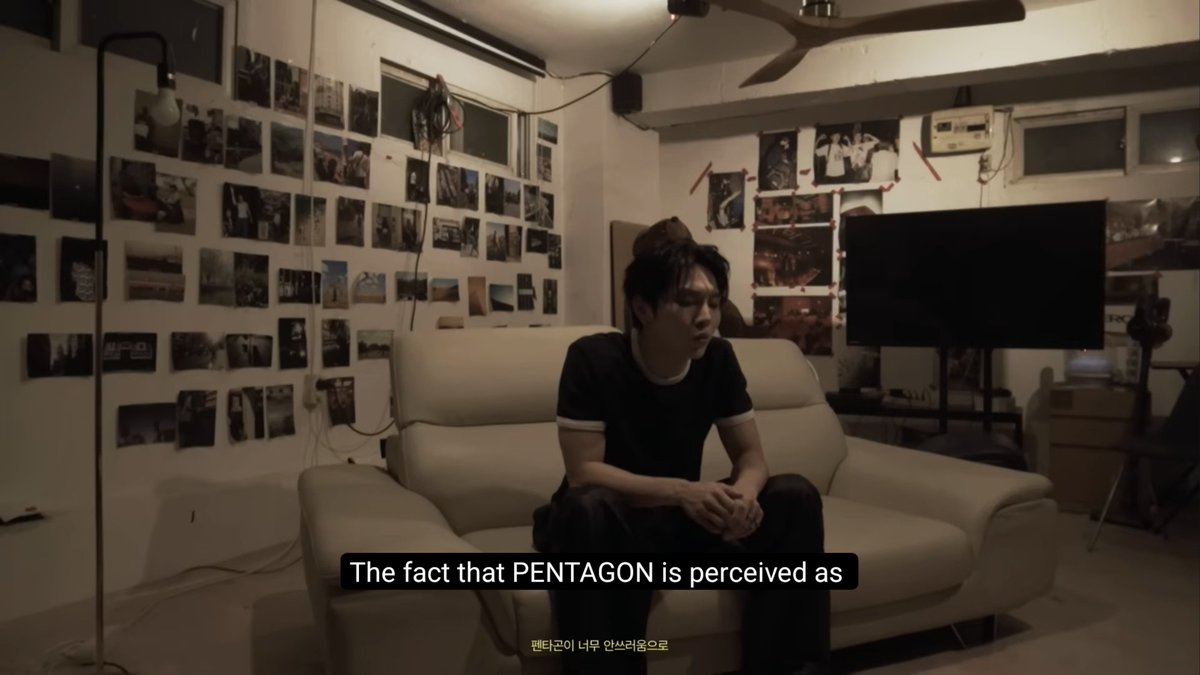 wenhanly's tweet photo. need people to just be normal and enjoy pentagon's music without bringing back the same narrative everytime they talk about them bcs imagine how tired they are bro https://t.co/QpI2GgSfJj