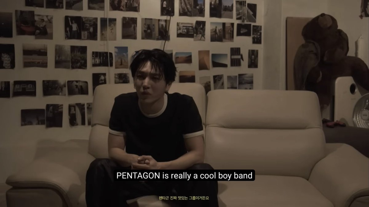 wenhanly's tweet photo. need people to just be normal and enjoy pentagon's music without bringing back the same narrative everytime they talk about them bcs imagine how tired they are bro https://t.co/QpI2GgSfJj