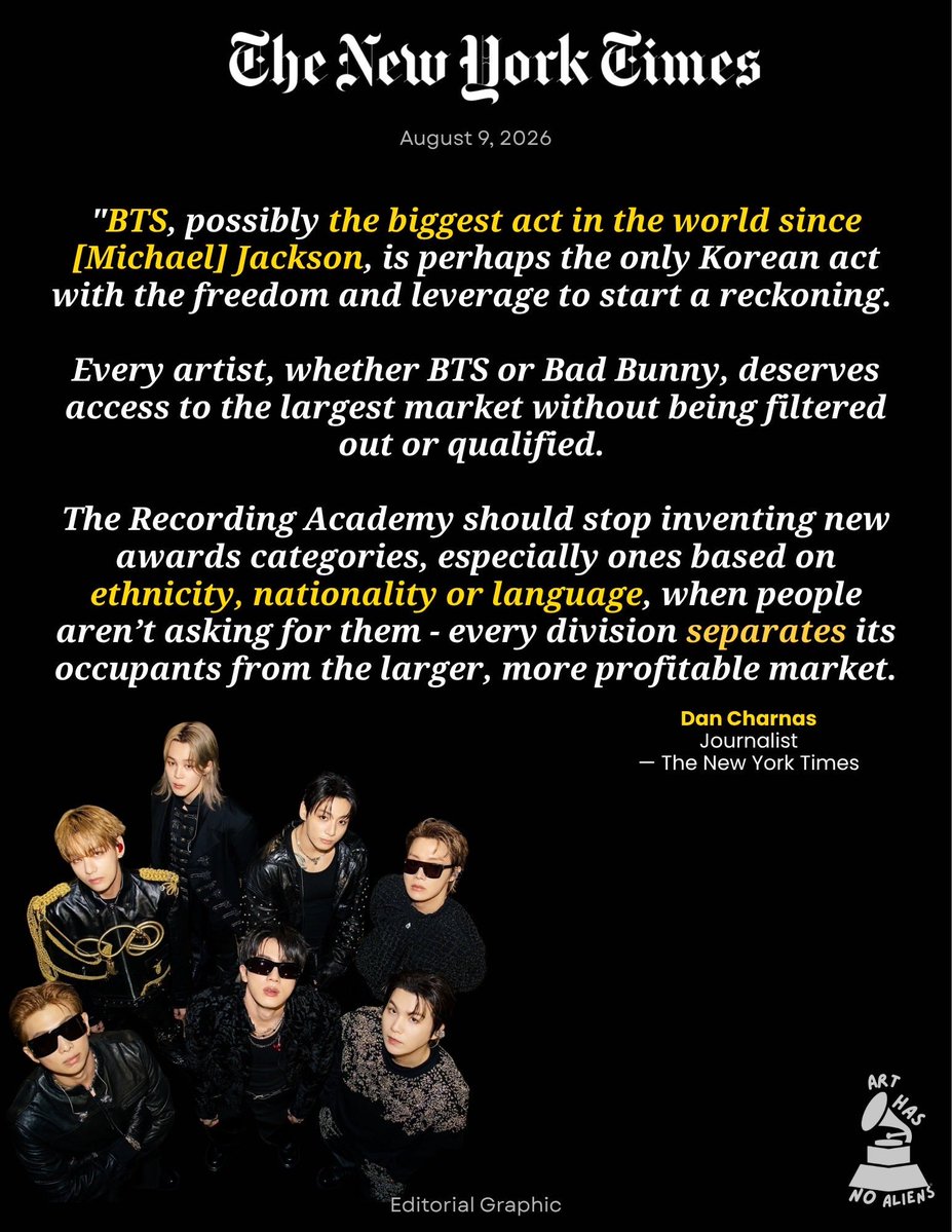 Ray26Tz's tweet photo. Art doesn't become less universal because of the language it's created in.Stop turning borders into barriers to recognition.@RecordingAcad the world is bigger than the categories you keep putting it in.If inclusion requires a separate box,it's time to remove it.
#ArtHasNoAliens https://t.co/2o1hHYlL6G