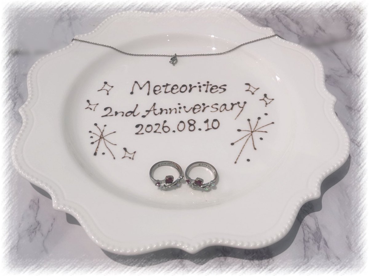 1416_RK's tweet photo. Happy 2nd Anniversary Meteorites✩.*˚

 #めておら2周年 
 #ロゼくん 
 #ロゼみて https://t.co/KfjsLZ8xxY