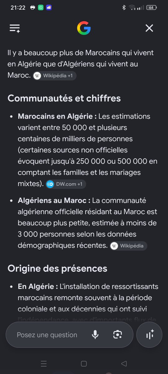 BkrMouh's tweet photo. @Hamluwd1 @AlgeriaResponse Tu sais que nous sommes en 2026 et tu peux utiliser 2 click sur Google où mieux ya l'IA https://t.co/6MDVxBU7ul