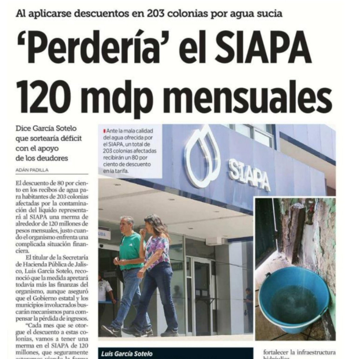 NadiaMadrigal's tweet photo. Lo que les preocupa, muy sencillo dejen de hacer sus shows: Maná 15.5 MDP, montaje 10 MDP, Alejandro Fernández 15.5 MDP, Grupo Frontera 33 MDP ... Qué se debe priorizar en #Jalisco espectáculos o el agua turbia y la salud de los Jaliscienses??
#AguaNoShows https://t.co/eAZ2IwjXEn